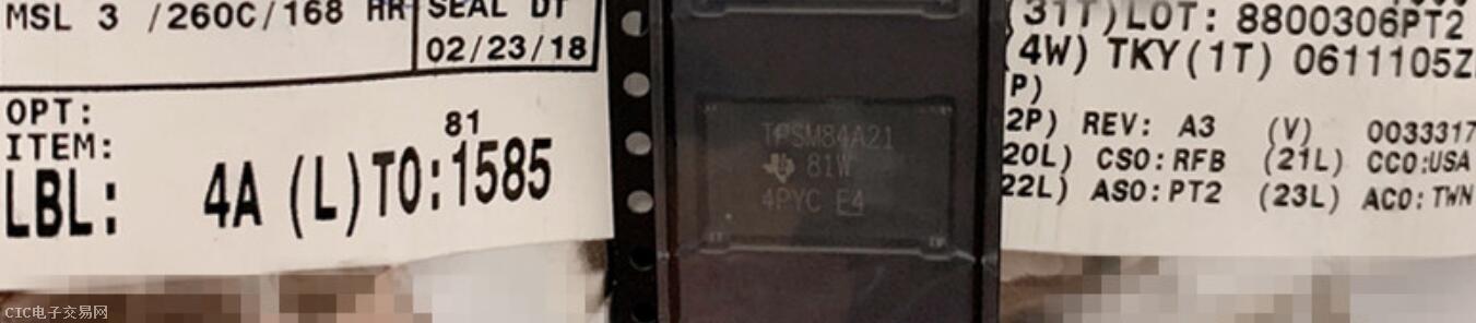 TPSM84A21MOJT QFM-20 集成电路IC芯片全新原装现货图片